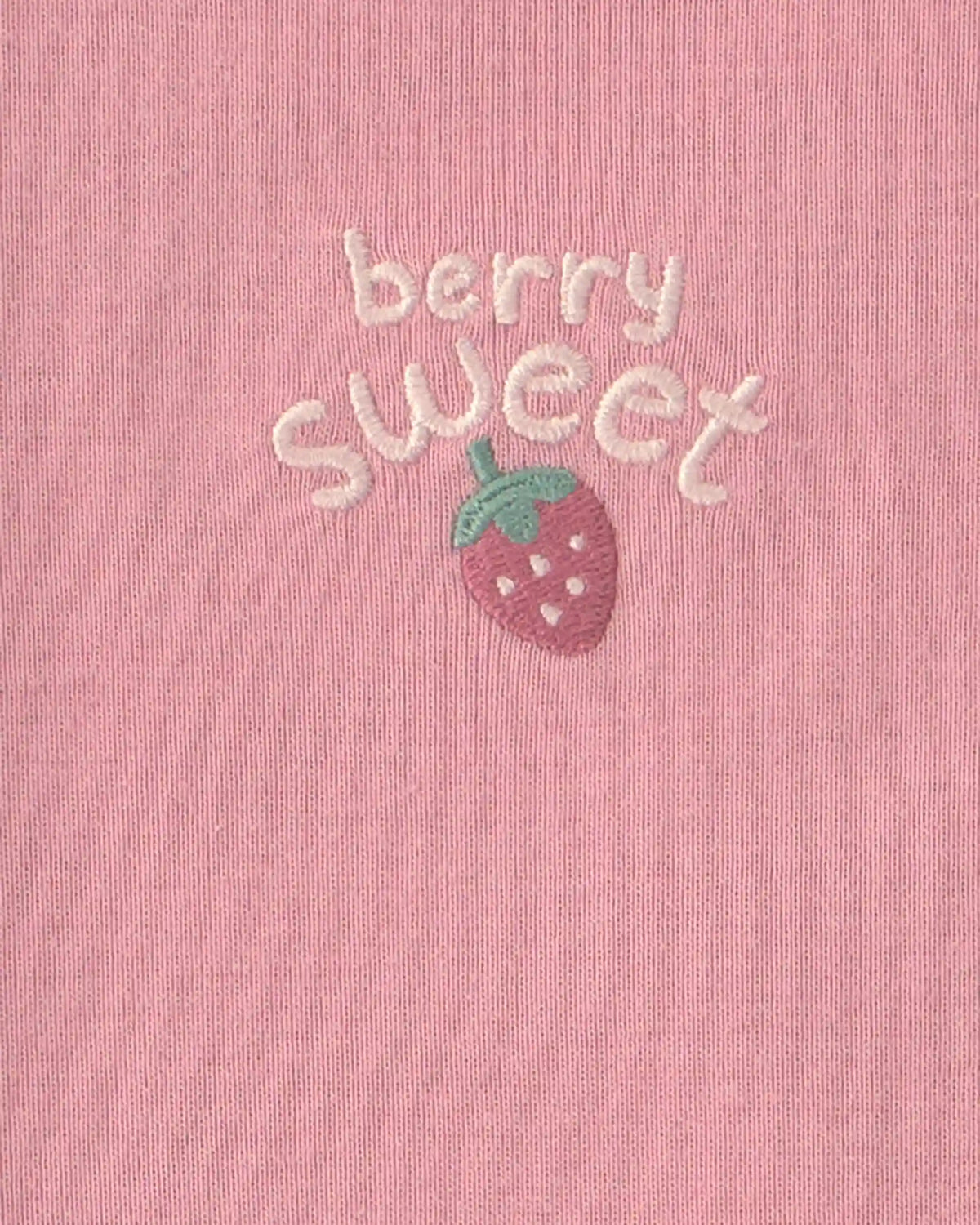 Baby Girl 3-Piece Strawberry Bodysuit & Pant Set - Pink