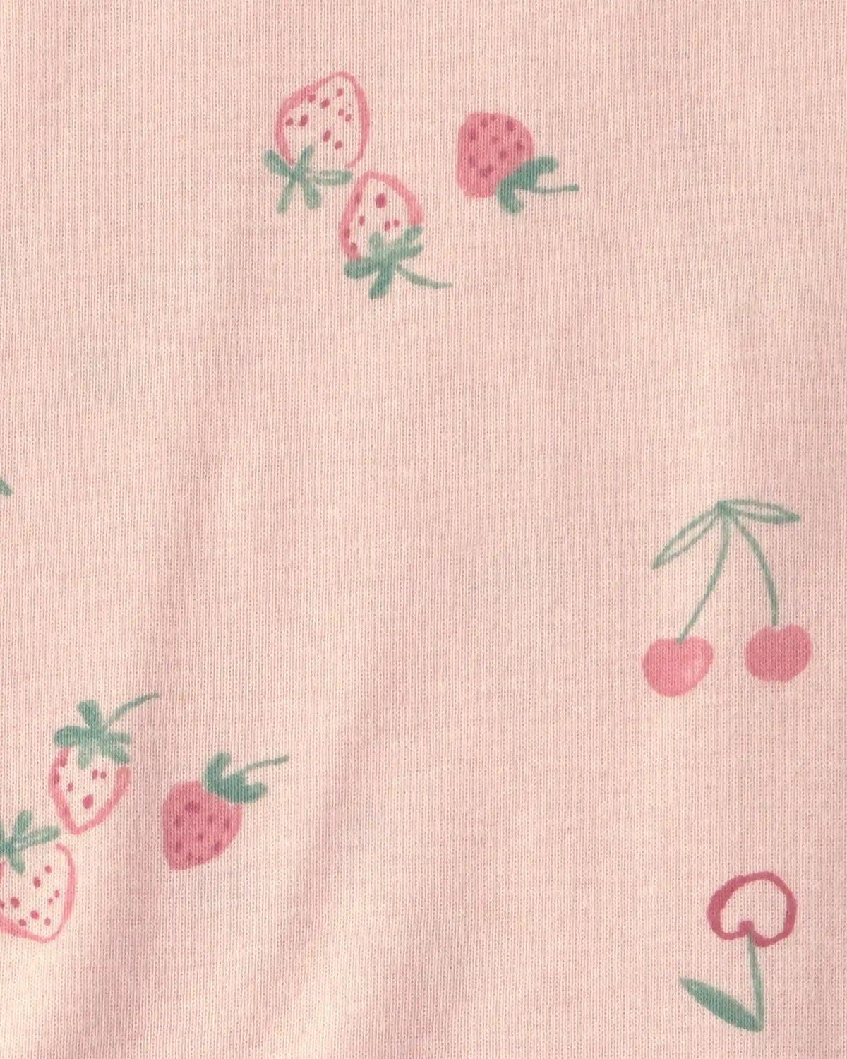 Baby Girl 3-Piece Strawberry Bodysuit & Pant Set - Pink