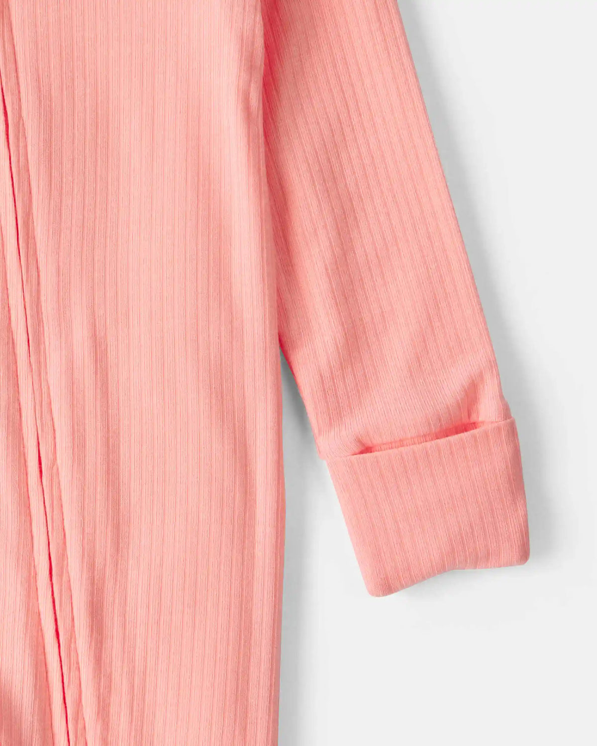 Baby Girl PurelySoft™ 2-Way Zip Sleep & Play Pajamas - Coral
