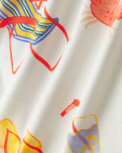Baby Beach PurelySoft™ 2-Way Zip Sleep & Play Pajamas - Cream