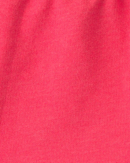 Baby Boy Crab French Terry Shorts - Coral