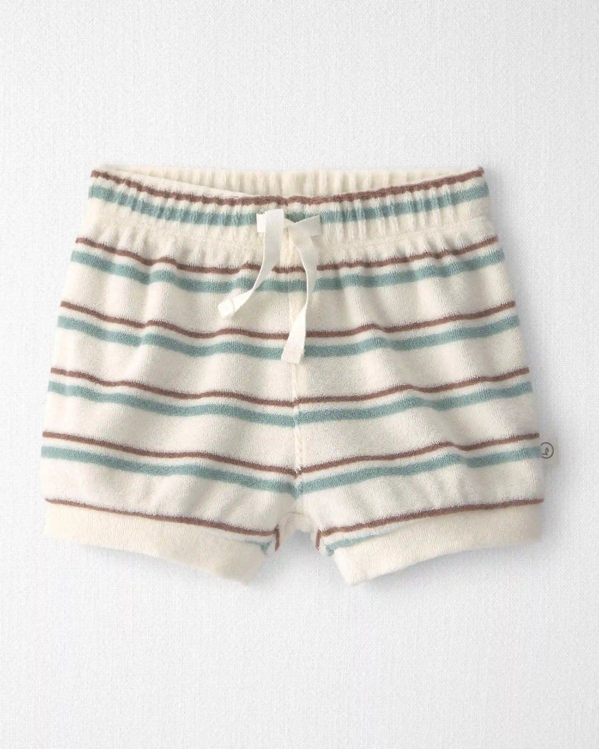 Baby 2-Piece Terry Top & Short Set Made with Organic Cotton in Stripes