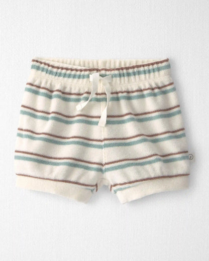 Baby 2-Piece Terry Top & Short Set Made with Organic Cotton in Stripes