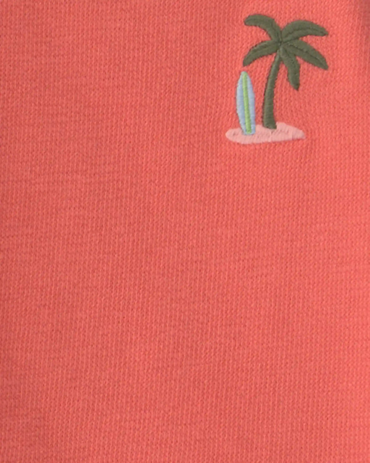 Baby Boy 3-Piece Palm Tree Top & Short Set - Coral
