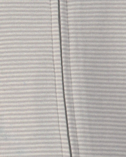 Baby 2-Pack Elephant Striped 100% Cotton 2-Way Zip Sleep & Play Pajamas - Ivory/Grey