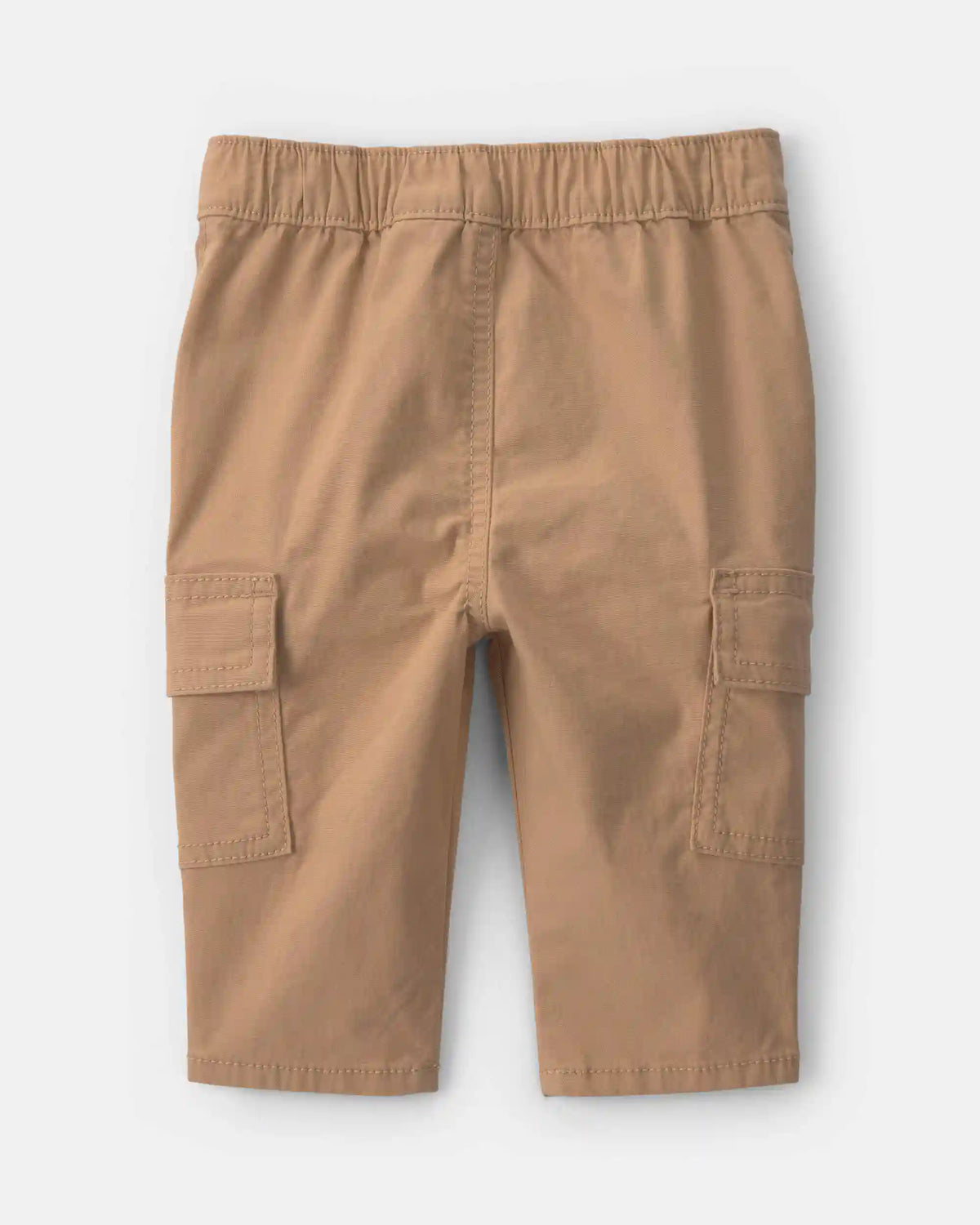 Baby Boy Wide-Leg Cargo Pants - Khaki