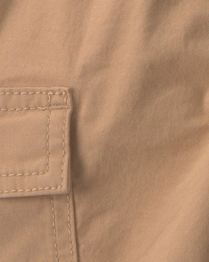 Baby Boy Wide-Leg Cargo Pants - Khaki