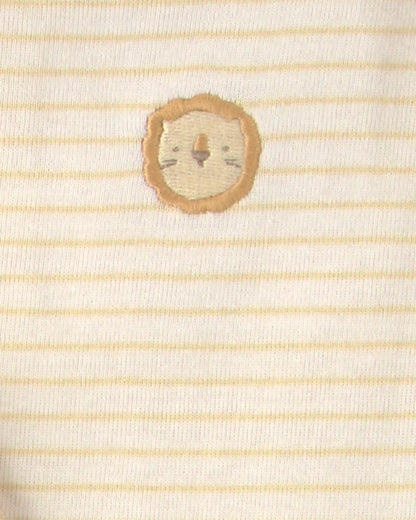 Baby 3-Piece Lion Terry Layering Set - Yellow