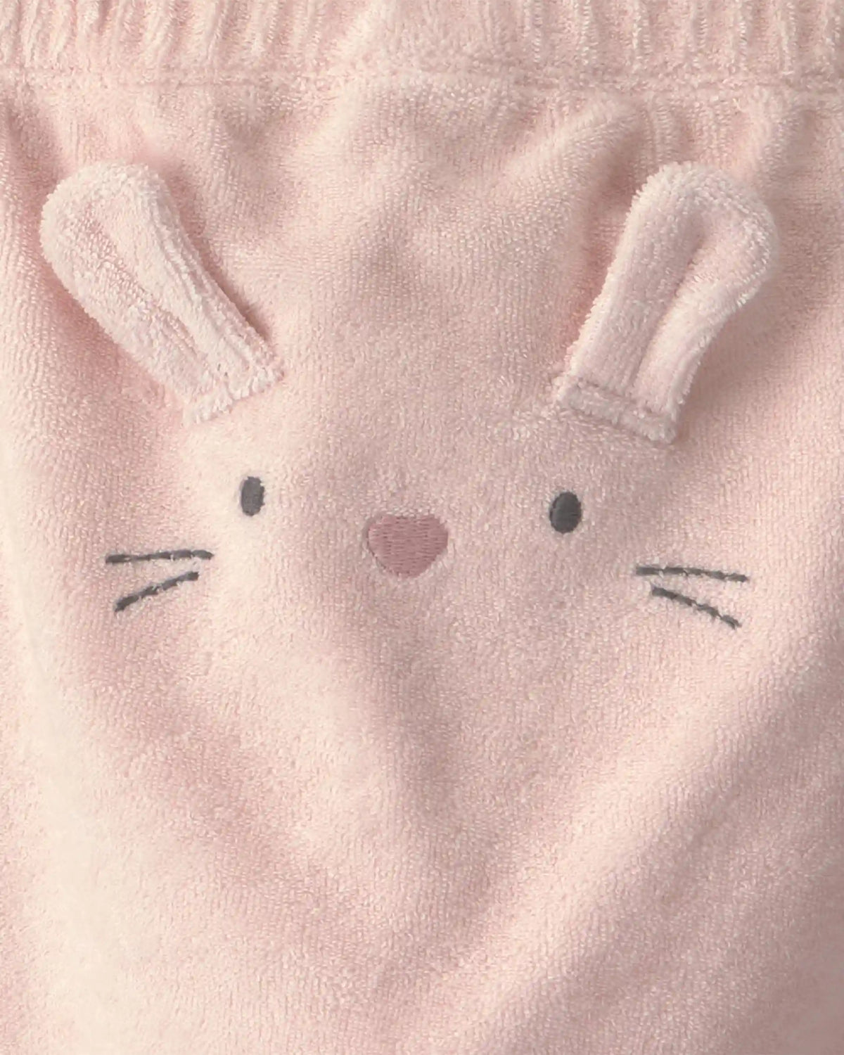 Baby Girl 3-Piece Bunny Terry Layering Set - Pink