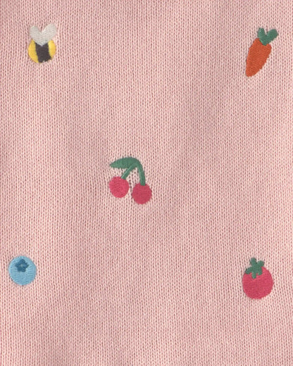 Baby Girl Summer Icon Tank Top - Pink