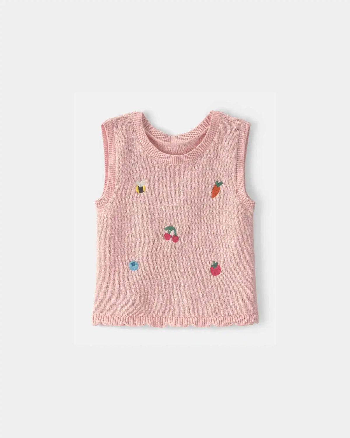 Baby Girl Summer Icon Tank Top - Pink