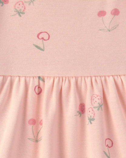 Baby Girl 2-Pack Strawberry Short-Sleeve Dresses - Pink