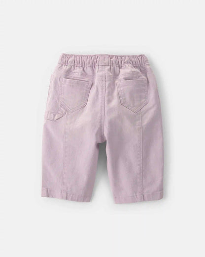 Baby Girl Barrel Pants - Purple