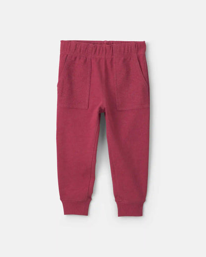 Baby Boy 2-Piece Construction French Terry Sweatshirt & Pant Set - Burgundy