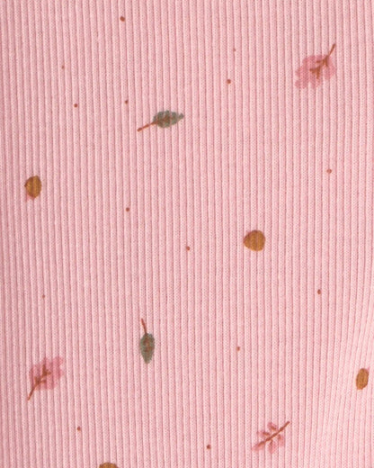 Baby Girl 3-Piece Leaves Layering Set - Pink