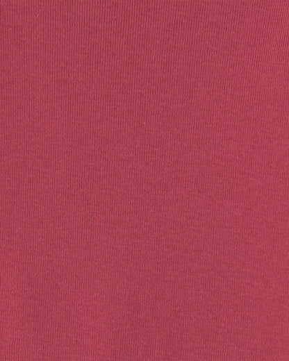 Baby Girl 3-Piece Floral Twill Long-Sleeve Dress Set - Burgundy/Cream