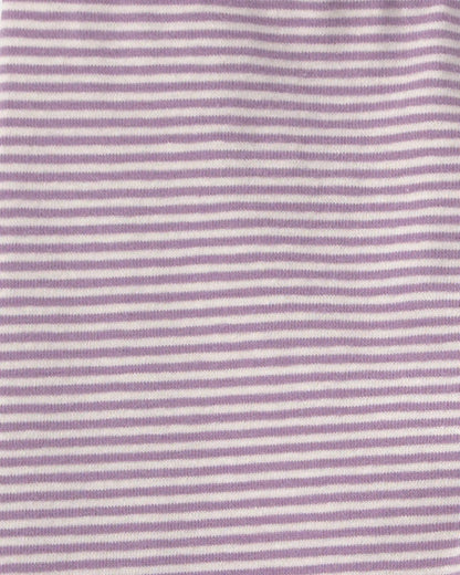 Baby Girl 3-Piece Bear Teddy Fleece Layering Set - Purple