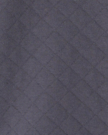 Baby Boy 3-Piece Quilted French Terry Layering Set - Grey