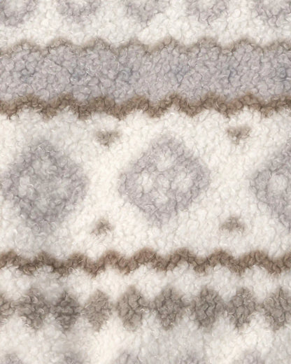 Baby Boy 3-Piece Fair Isle Fleece Layering Set - Cream/Grey