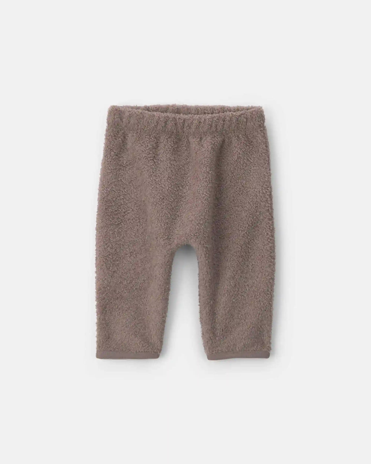 Baby Boy 2-Piece Bear Teddy Fleece Long-Sleeve Bodysuit & Pant Set - Brown
