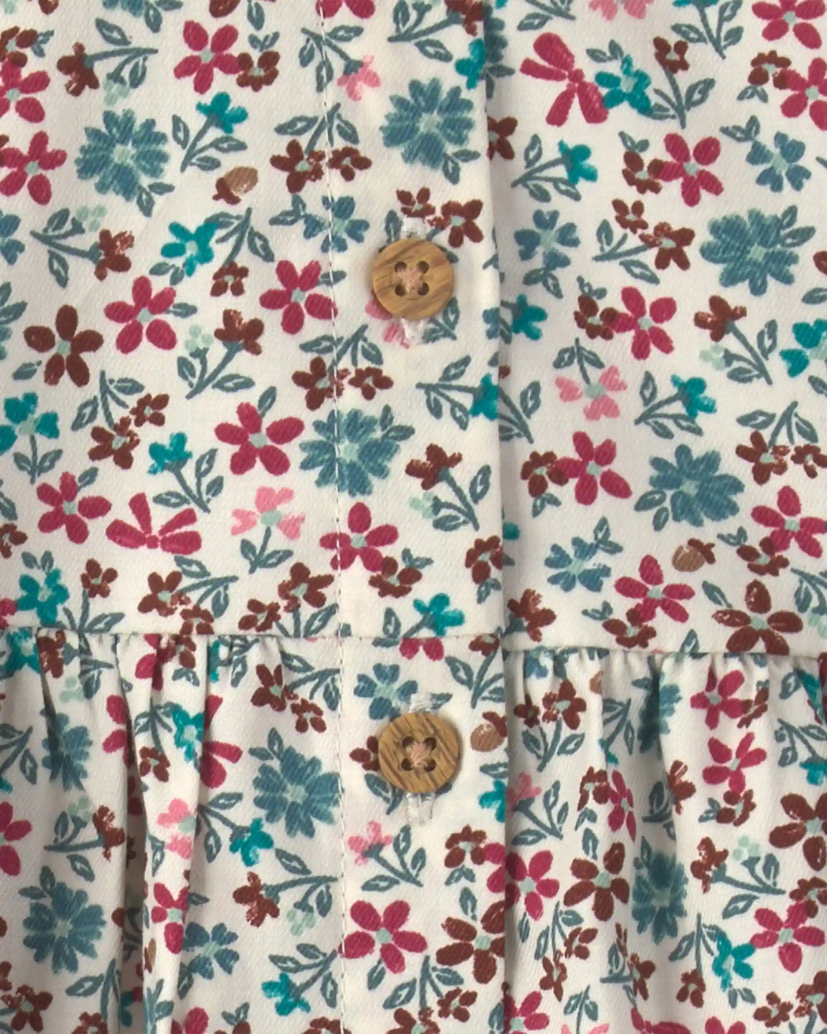 Baby Girl 3-Piece Floral Long-Sleeve Top & Pant Set