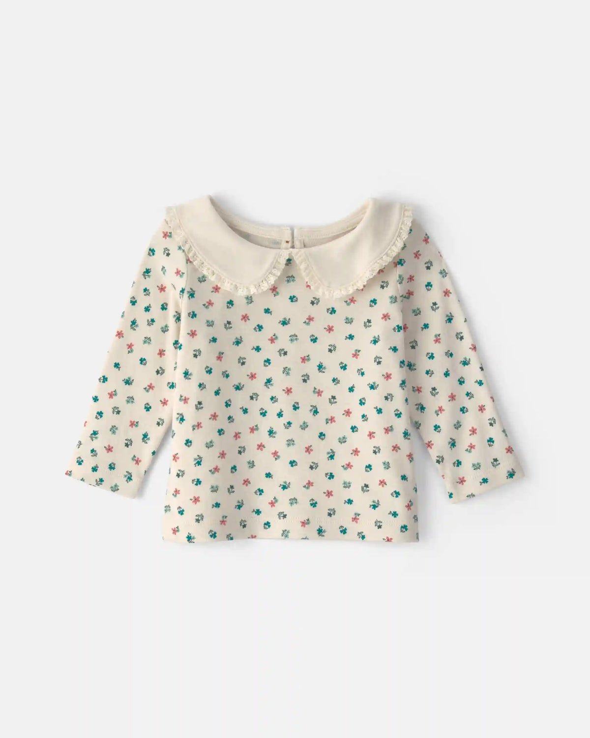 Baby Girl 3-Piece Floral Corduroy Long-Sleeve Dress Set - Pink/Cream