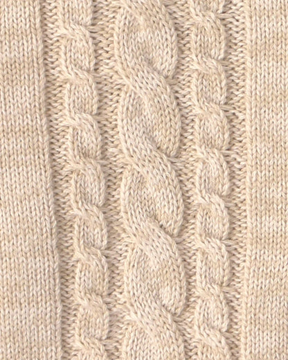 Baby Boy 3-Piece Cotton Sweater Layering Set - Cream