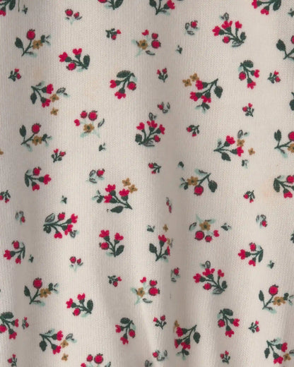 Baby Girl 3-Piece Floral Corduroy Long-Sleeve Bodysuit & Short Set