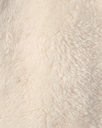 Baby Bear Teddy Fleece Zip-Up Hoodie - Cream