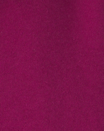 Baby Girl Bear Fleece Zip-Up Hoodie - Maroon