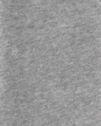 Baby Boy Bear Fleece Zip-Up Hoodie - Grey