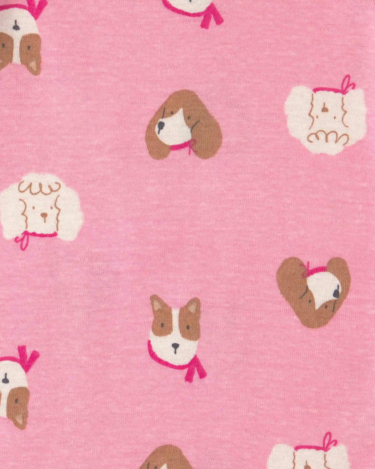 Baby Girl 4-Pack Dog Long-Sleeve Multipack Bodysuits