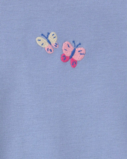 Baby Girl 5-Pack Floral Butterfly Short-Sleeve Multipack Bodysuits