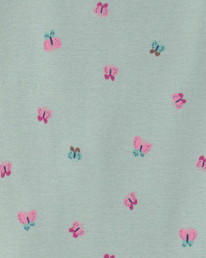 Baby Girl 5-Pack Floral Butterfly Short-Sleeve Multipack Bodysuits