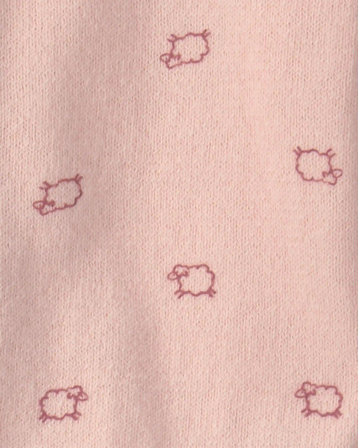 Baby Girl 2-Piece Sheep Long-Sleeve Top & Pant Set - Pink