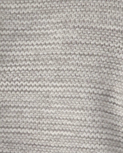 Baby Bear Sweater Knit Hooded Jacket - Grey