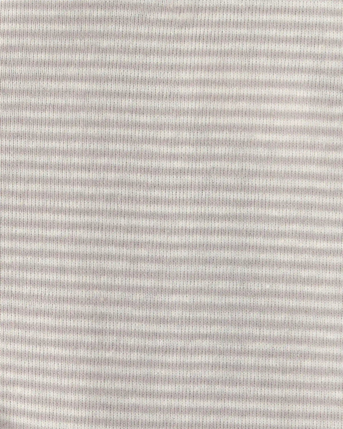 Baby Striped 100% Cotton Sleep & Play Pajama - Grey
