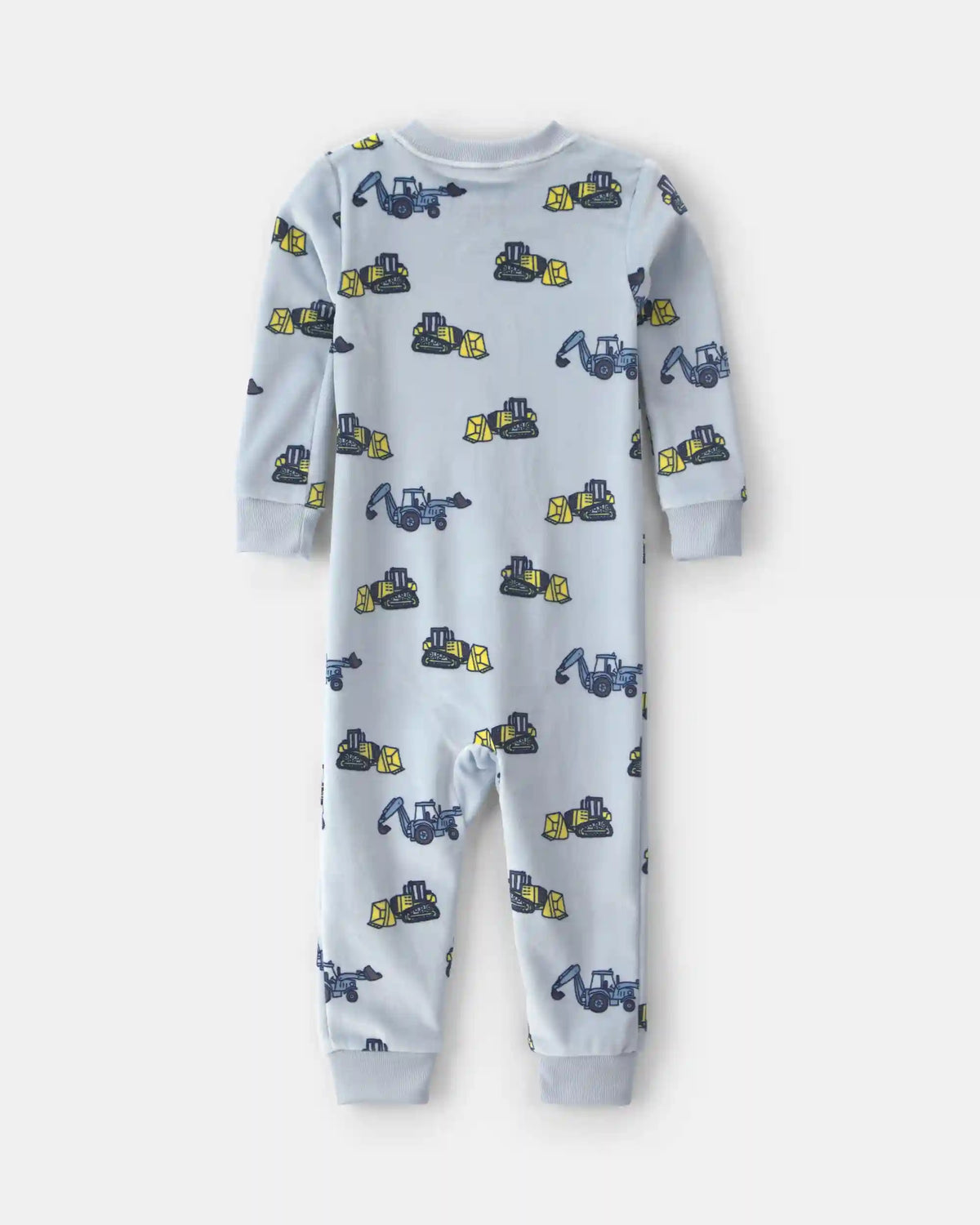 Baby Boy 1-Piece Construction 2-Way Zip DreamPlush Snug Fit Pajama - Blue