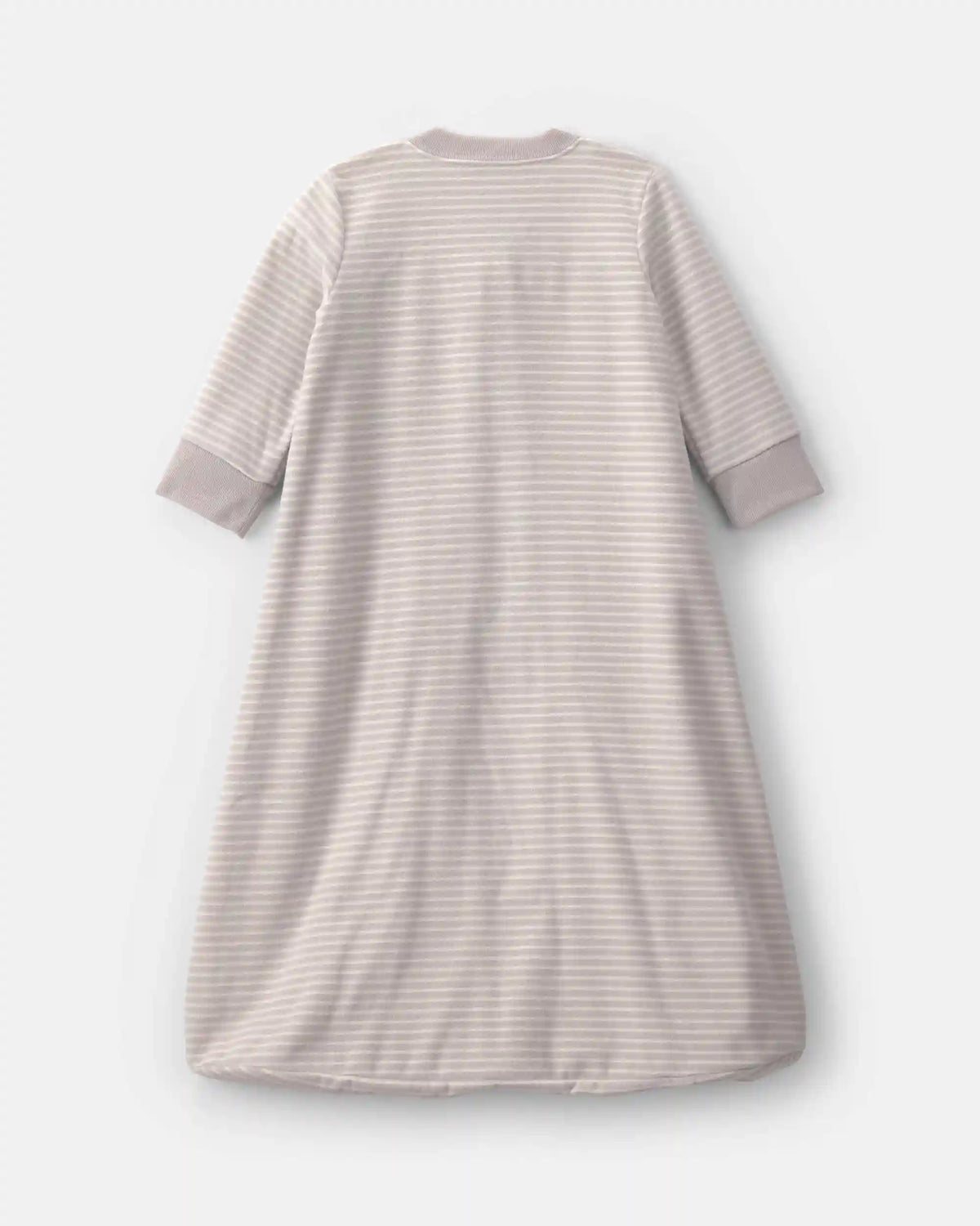 Baby Sheep Striped Fleece Sleep Bag - Grey