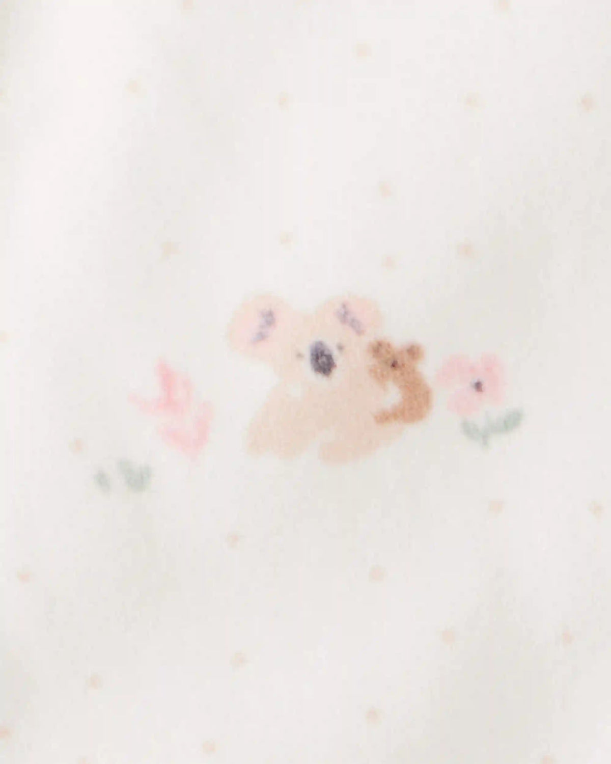 Baby Koala Fleece Sleep Bag - Cream
