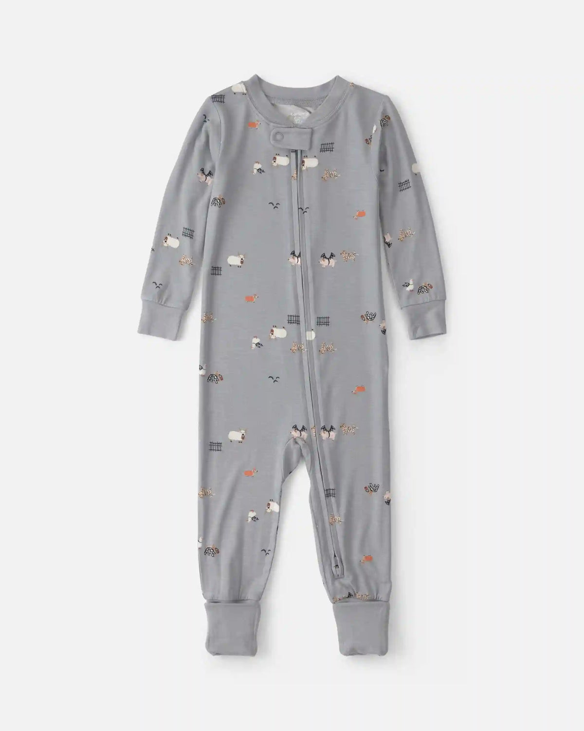 Baby 1-Piece Halloween PurelySoft™ Snug Fit Pajama - Grey