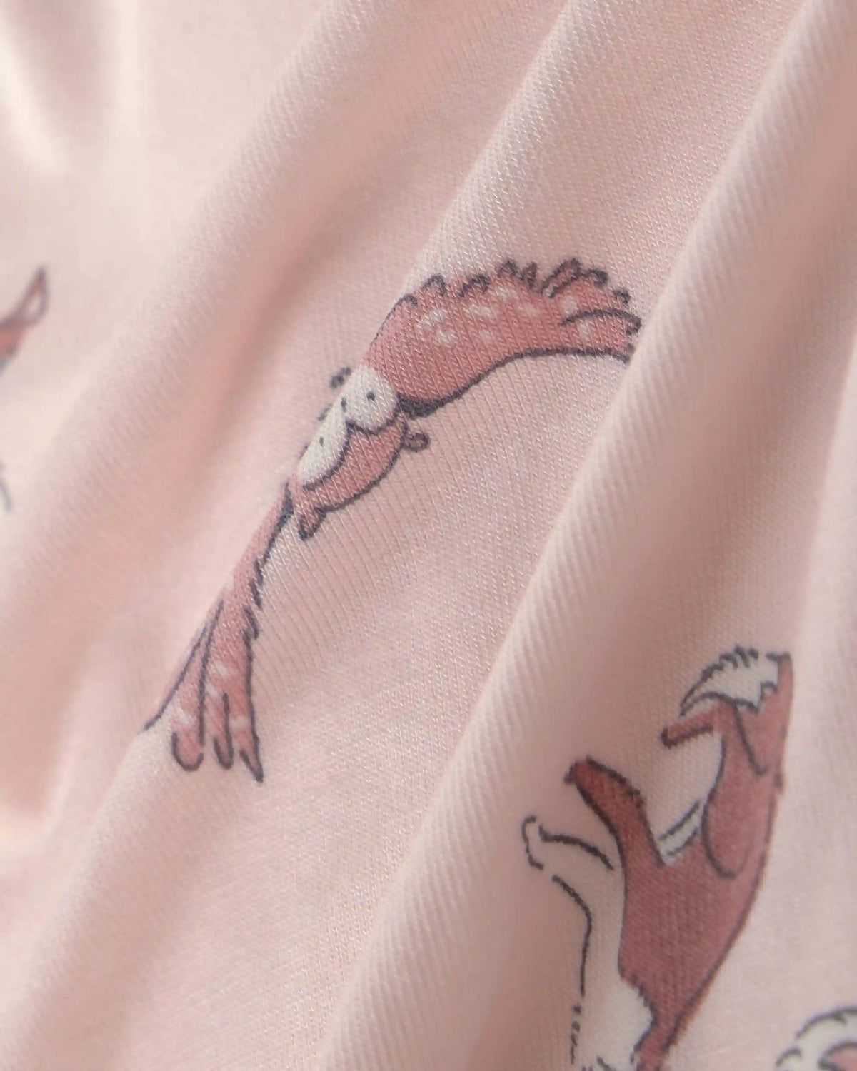 Baby Girl 1-Piece Woodland PurelySoft™ Snug Fit Pajama - Pink