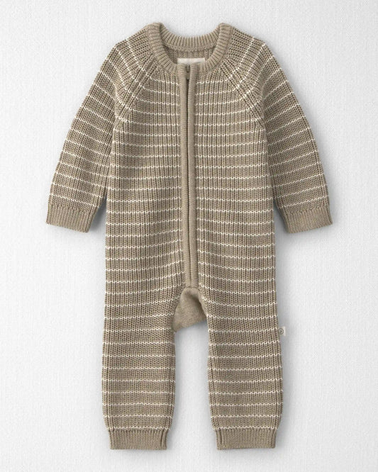 Baby Organic Cotton Sweater Knit Jumpsuit