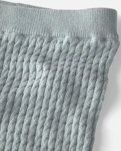 Baby 2-Piece Organic Cotton Cable Sweater Knit Top & Pant Set