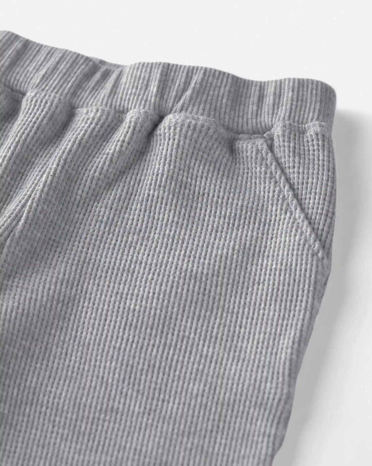 Baby Boy 2-Piece Organic Cotton Waffle Knit Top & Pant Set