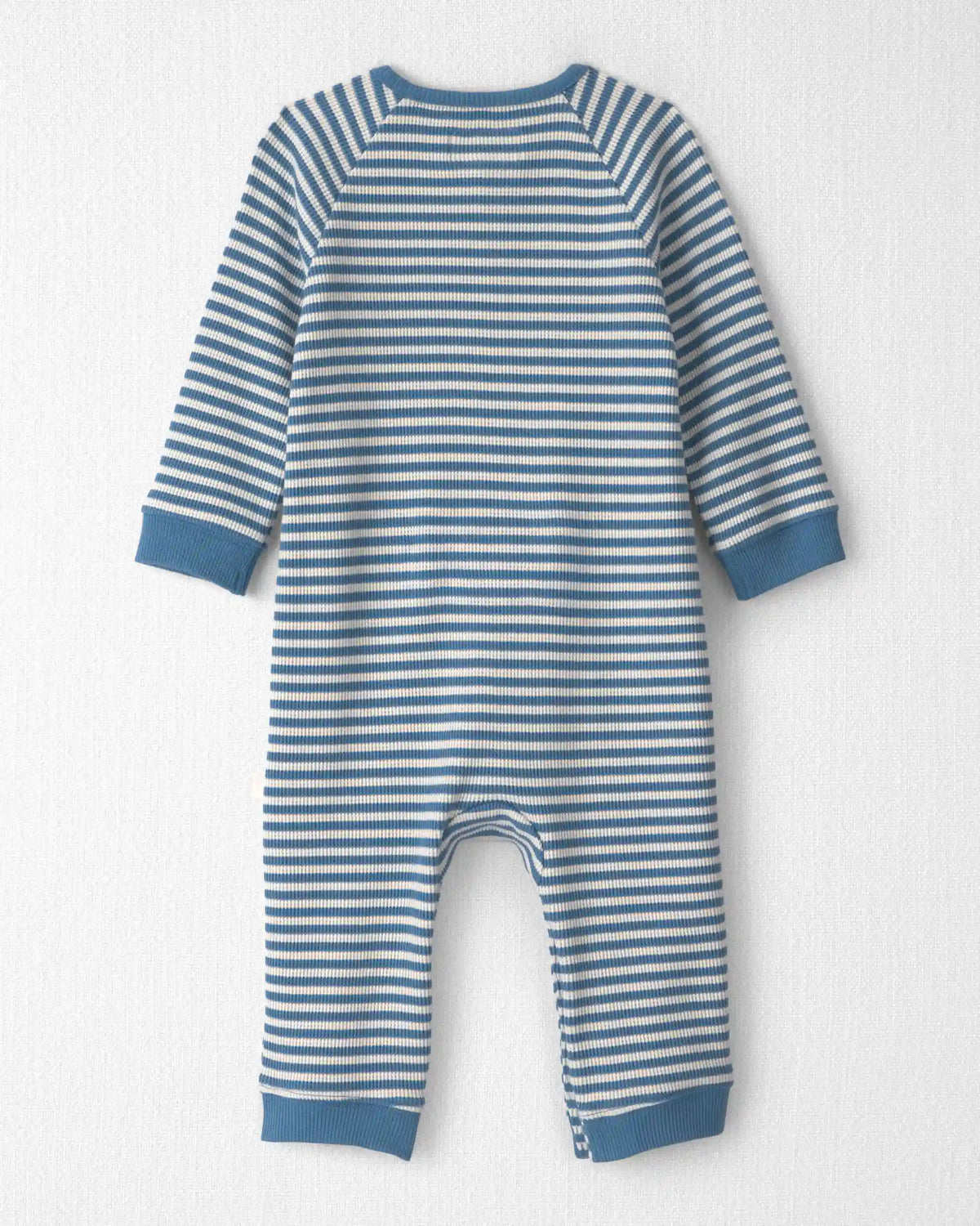 Baby Organic Cotton Waffle Knit Jumpsuit
