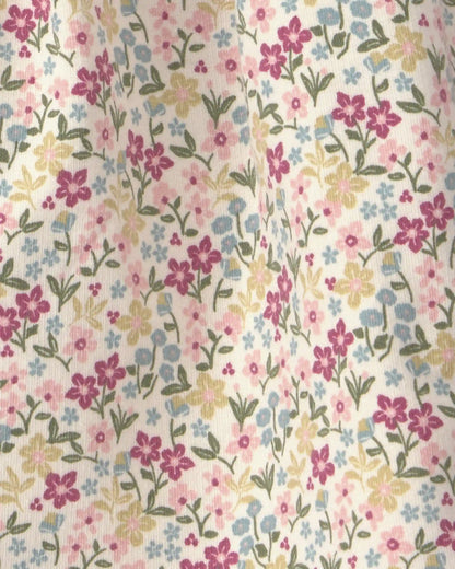 Baby Girl Organic Cotton French Terry Dress in Floral