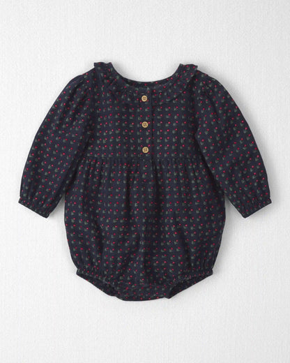 Baby Girl Organic Cotton Prairie Bubble