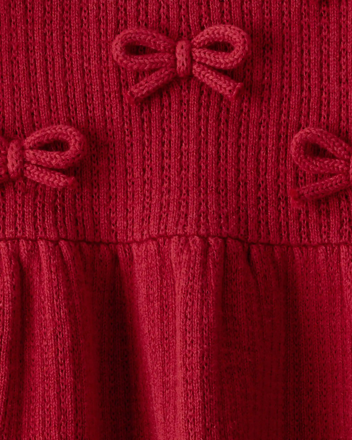 Baby Girl Organic Cotton Sweater Knit Dress