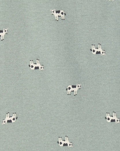 Baby 5-Pack Farm Animal Short-Sleeve Multipack Bodysuits